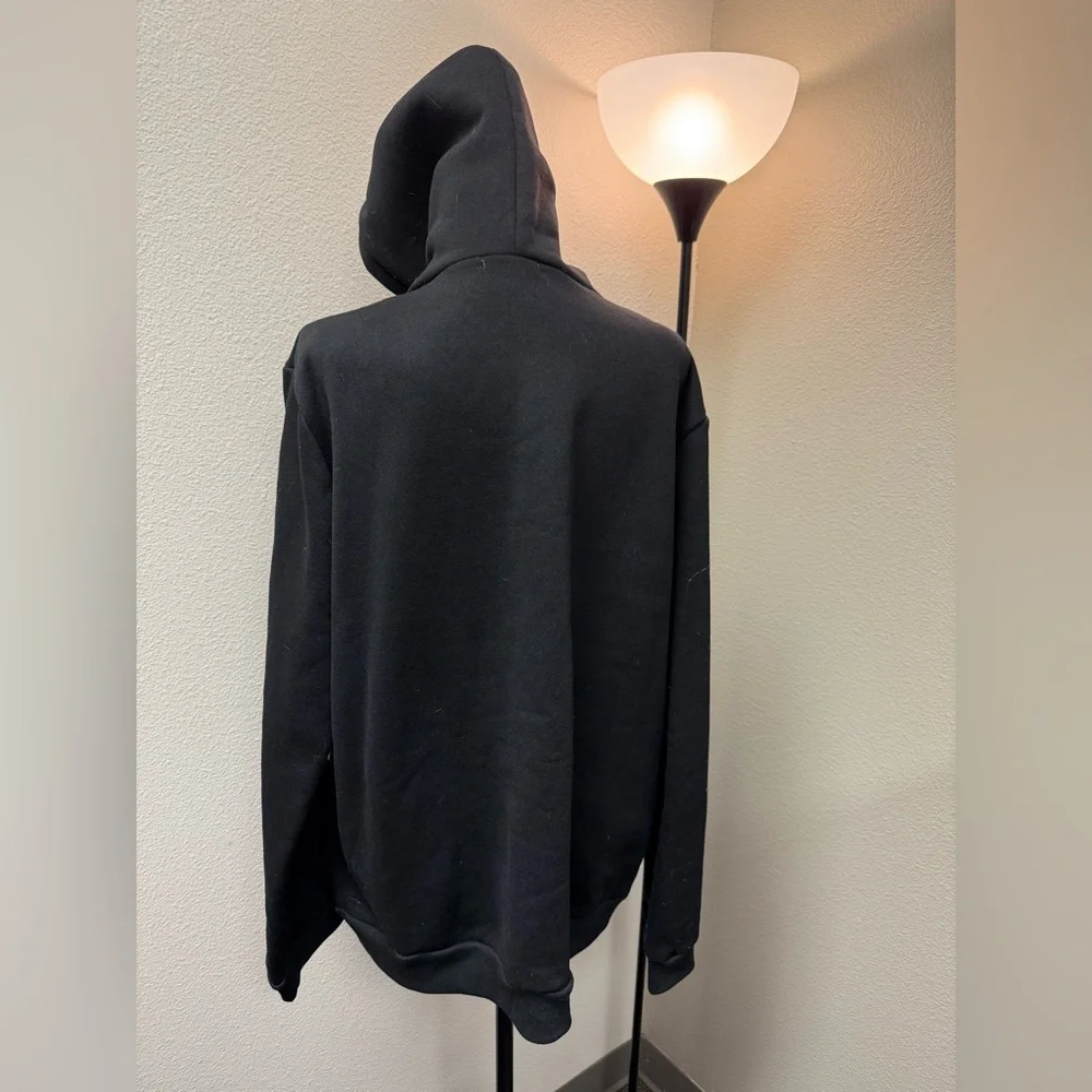 Meaveor Black Hoodie. XXL. Graphics “Hangover Hoodie”